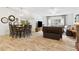 Open living space with dining and living area at 569 Stone Field Nw Run, Marietta, GA 30060