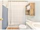 Cozy bathroom featuring a stylish mirror and unique wooden storage at 171 W Fork Way, Temple, GA 30179