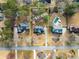 Aerial view of property with outline showing acreage at 4391 Chatuge Dr, Buford, GA 30519