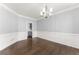 Dining room with wainscoting at 4391 Chatuge Dr, Buford, GA 30519