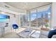 Balcony view of the city skyline at 860 Peachtree Ne St # 1008, Atlanta, GA 30308