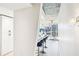 Hallway featuring a breakfast bar, and view of the living room at 860 Peachtree Ne St # 1008, Atlanta, GA 30308