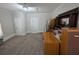 Neutral bedroom with gray walls, white trim, and carpeted floors provides a cozy and versatile space at 3124 Usher Nw St, Covington, GA 30014