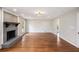 Bright and spacious living room with hardwood floors, fireplace and recessed lighting at 185 Nickajack Se Rd, Mableton, GA 30126