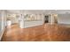 Open concept living room and kitchen with hardwood floors at 185 Nickajack Se Rd, Mableton, GA 30126