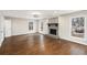 Large living room featuring fireplace, hardwood floors and natural light at 185 Nickajack Se Rd, Mableton, GA 30126