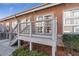 Exterior view of townhome with elevated deck and gray railings, perfect for outdoor living at 806 Marcus Se St # 21, Atlanta, GA 30316