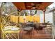 Backyard patio featuring an inviting outdoor seating area under a covered pergola at 11 Montclair Ct, Cartersville, GA 30121