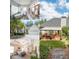 Real estate collage showcasing the bathroom, front of house, back patio and main bedroom at 2678 Neighborhood S Walk, Villa Rica, GA 30180
