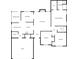 Detailed floor plan showcasing the layout, including kitchen, bedrooms, and screened porch at 3151 Victoria Place Dr, Loganville, GA 30052