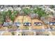 Community aerial view showing the home, neighborhood, and mature trees at 40 Berkshire Run, Covington, GA 30016