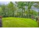 Large backyard with a fence line and green surroundings at 1624 Duncan Nw Dr, Atlanta, GA 30318