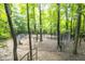 Community dog park with secure fencing, benches, and play areas for pets to enjoy in a wooded setting at 1624 Duncan Nw Dr, Atlanta, GA 30318