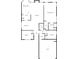 Detailed floor plan showcasing the layout of the home, including bedrooms, living areas, and garage at 351 Beckenham Ln, Dacula, GA 30019