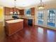 Well-lit kitchen with wooden cabinets, countertops, and modern appliances at 4556 Creekside Cv, Atlanta, GA 30349