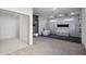 Unfinished primary bathroom showing double shower heads, marble tiling, modern fixtures, and a soaking tub at 1410 Lavista Ne Rd, Atlanta, GA 30324