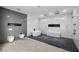 Primary bathroom displaying marble tiling, double shower heads, modern fixtures, and a freestanding soaking tub at 1410 Lavista Ne Rd, Atlanta, GA 30324