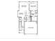 Floor plan of the first floor of the home at 2221 Croghan Dr, Hampton, GA 30228