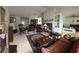Spacious living area featuring a fireplace and ample seating at 2690 Freemans Walk Dr, Dacula, GA 30019