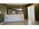 Bathroom featuring double vanity with tiled floors and granite countertops at 480 Glenns Farm Way, Grayson, GA 30017