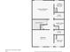 Floor plan of the second floor showing the primary bedroom, laundry room, and additional bedroom at 4893 Autumn Cir, Stone Mountain, GA 30088