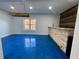 Finished basement with unique lighting and custom bar area at 3499 Lake Mill Rd, Buford, GA 30519