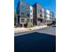 Modern townhome featuring a brick and siding exterior with stairs leading to the front door at 388 Pratt Se Dr # 2134, Atlanta, GA 30315