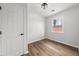 Cozy bedroom with new flooring and a window providing natural light at 2670 Thornbury Way, Atlanta, GA 30349