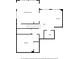 Basement floor plan with bedroom, bathroom, recreation room, and wet bar at 3015 Woodvale Ct, Alpharetta, GA 30022