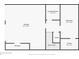 Floor plan showing the layout of the first story of the home including the laundry room, bedroom, and garage at 3232 Cates Ne Ave, Brookhaven, GA 30319