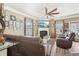 Living room featuring a fireplace, hardwood floors, and lots of seating at 1600 Yukon Ct, Atlanta, GA 30349