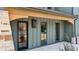 A close-up view of the exterior entryway, highlighting the door and light fixtures at 1445 Ashwoody Ne Ct, Atlanta, GA 30319
