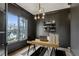 Modern home office with a work desk, stylish decor, and view of neighborhood at 1445 Ashwoody Ne Ct, Atlanta, GA 30319