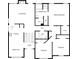 Detailed floor plan showcasing the layout of the home's first floor, including kitchen, living spaces, bedrooms, and bathrooms at 99 Cedars Glen Way, Villa Rica, GA 30180