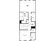 Floorplan layout of the third level with owner's suite, laundry and secondary bedroom at 2390 Edgar Park Pl # 102, Duluth, GA 30096