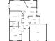 Main floor layout showcasing the living room, primary bedroom, kitchen, dining area, and garage at 3782 Westchase Dr, Marietta, GA 30066