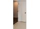Hallway with a white door in a newly renovated home at 805 Wesley Oak Rd, Atlanta, GA 30328