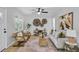 Bright living room with neutral decor and modern furniture creates a cozy and stylish space at 3393 Phillip Cir, Decatur, GA 30032