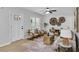 Inviting living room featuring neutral decor, hardwood floors, and plenty of natural light at 3393 Phillip Cir, Decatur, GA 30032