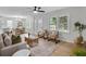 Stylish living room showcasing comfortable seating, modern decor, natural light, and an open floor plan at 3393 Phillip Cir, Decatur, GA 30032