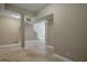 Finished basement with tile flooring, neutral paint, and recessed lighting at 2837 Davidson Dr, Lithonia, GA 30058