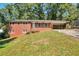 Charming brick ranch home with a carport and well-maintained lawn at 2837 Davidson Dr, Lithonia, GA 30058