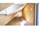 Unfinished attic space with plywood walls and exposed rafters at 1659 Olympian Sw Way, Atlanta, GA 30310