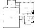 A detailed blueprint of the basement layout, including the garage, Gathering room, and bathroom at 246 Southern Oaks Dr, Dallas, GA 30157