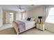 Bright bedroom with carpet, two windows, and white trim at 1742 Dunridge Ct, Dunwoody, GA 30338