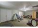 Large carpeted basement with ample space and storage at 180 Winecoff Dr, Fayetteville, GA 30214
