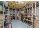 Unfinished basement area with shelving and open storage at 180 Winecoff Dr, Fayetteville, GA 30214