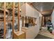 Unfinished basement area with storage cabinets, shelving, and exposed ceiling at 180 Winecoff Dr, Fayetteville, GA 30214
