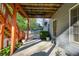 Concrete patio with stairs leading to backyard at 315 Hunters Trce, Dallas, GA 30157