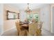 Cozy dining room with a chandelier, large windows, and cabinet storage, perfect for intimate gatherings at 4811 Brookwood Sw Dr, Mableton, GA 30126